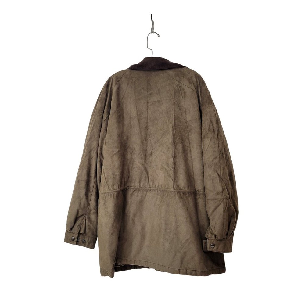 Axcess Men Brown Ultra Suede Coat Size XXL - Picture 2 of 4
